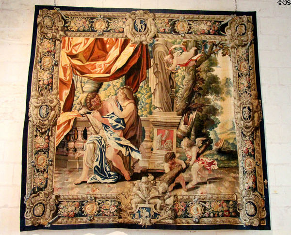 Tapestry at Chambord Chateau. Chambord, France.