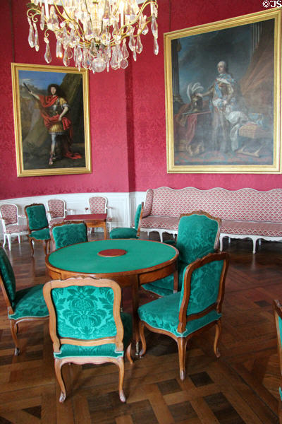 Cards or games room in new state apartments at Chambord Chateau. Chambord, France.
