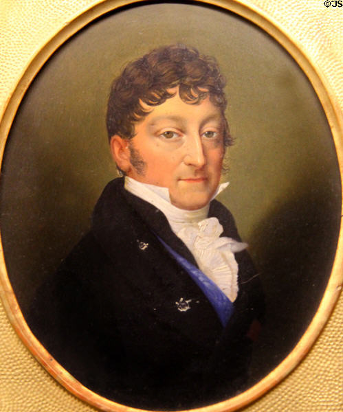 Portrait of Pierre Louis Jean Casimir de Blacas, Duke of Blacas (1771-1839) at Chateau D'Ussé. Ussé, France.