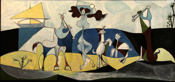 Joy of Life (La Joie de vivre) (1946) by Pablo Picasso at Picasso Museum. Antibes, France.