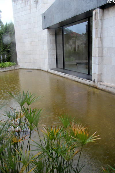 Pond at Marc Chagall Museum. Nice, France.