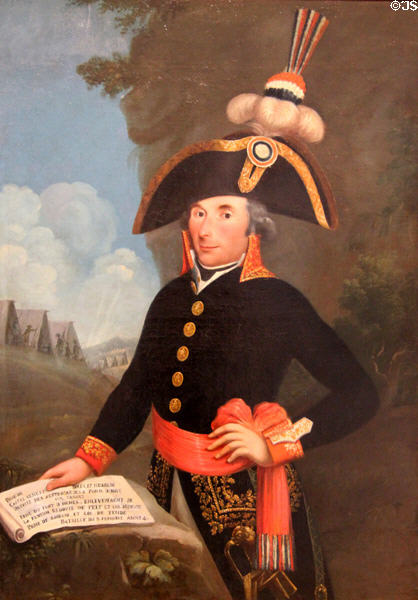 Portrait of d'André Masséna in uniform of a division general (1796) at Masséna Museum. Nice, France.