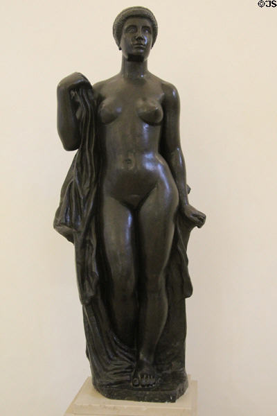 Draped Bather (La Baigneuse drapée) bronze sculpture (1921) by Aristide Maillol at Museum of the Annonciade. St Tropez, France.