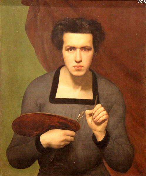 Self-portrait (1832) by Louis Janmot at Beaux-Arts Museum. Lyon, France.