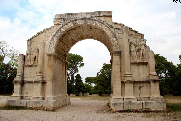 Arch (c20 BCE) at Glanum Roman Ruins. Saint-Rémy-de-Provence, France.