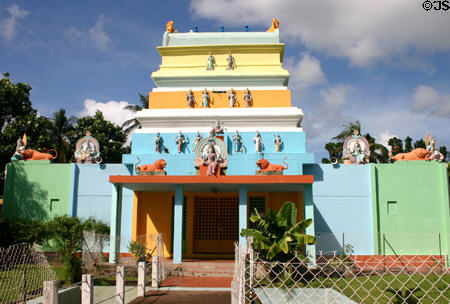 Hindu Temple near Ste-Marie. Guadeloupe.