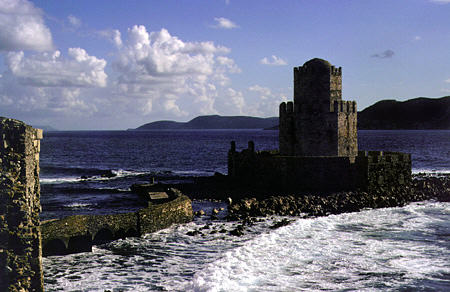 Bourdzi Tower added by Turks in 15th century, Methoni. Greece.