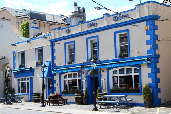Blue & white tavern. Howth, Ireland.