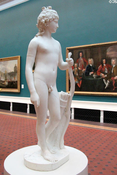 Amorino sculpture (1789-91) by Antonio Canova at National Gallery of Ireland. Dublin, Ireland.