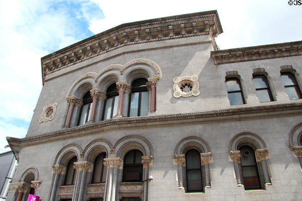 AIB Bank (1877) (7-12 Dame St.). Dublin, Ireland. Architect: Sir Thomas Newenham Deane.