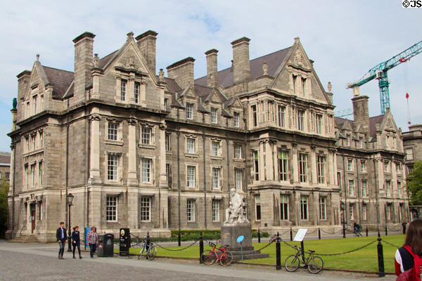 Graduates' Memorial Building at Trinity College. Dublin, Ireland.