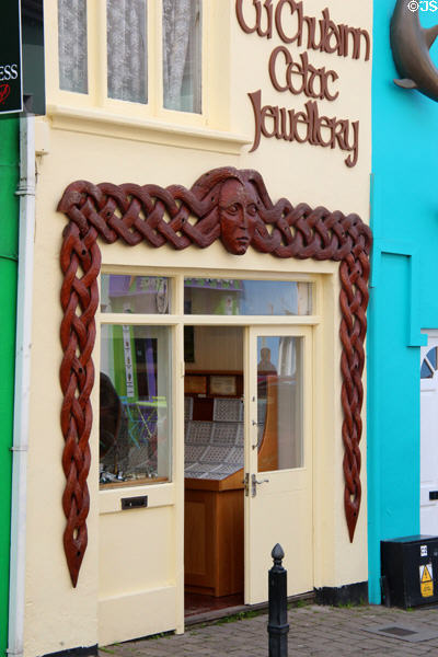 Celtic jewelry shop in Dingle. Dingle, Ireland.
