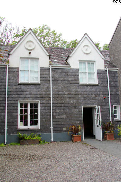 Back entrance to Derrynane House. Ireland.