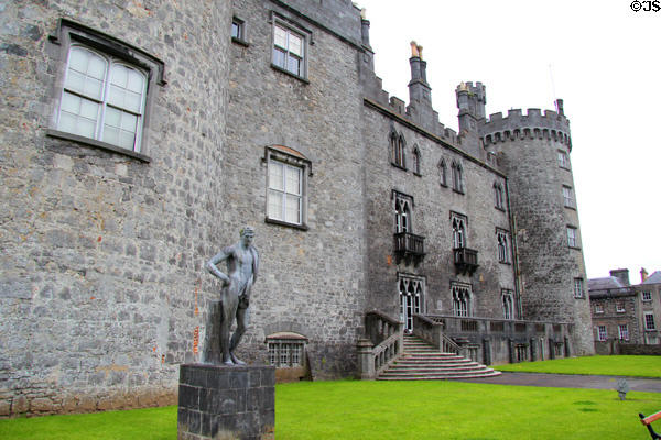 Kilkenny Castle evolved from a Norman castle (1195). Ireland.
