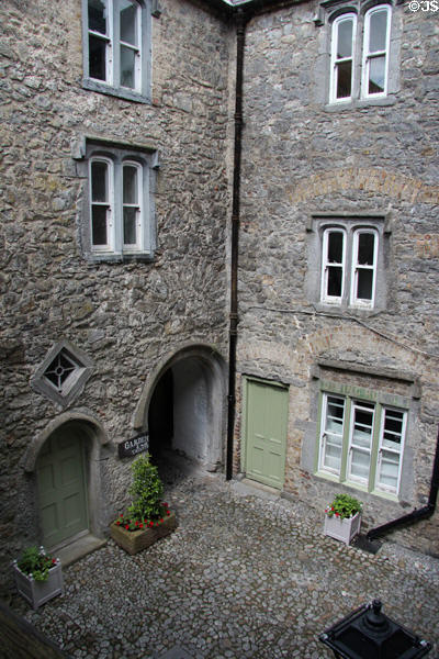Entrance courtyard at Rothe House. Kilkenny, Ireland.