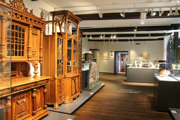 20thC furniture gallery at National Museum of History & Art. Luxembourg, Luxembourg.