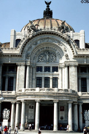 Fine Art Theatre of Palacio de Bellas Artes. Mexico City, Mexico.