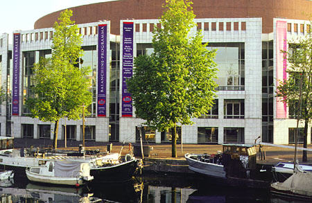 Opera on the Amstel River. Amsterdam, Netherlands.