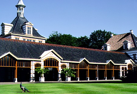 Stables at Het Loo Royal Palace. Apeldoorn, Netherlands.