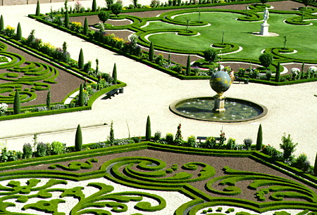 The formal gardens at Het Loo. Apeldoorn, Netherlands.