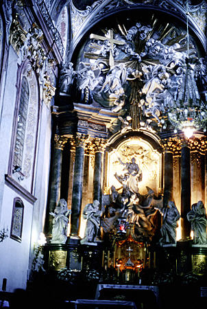 High altar of Basilica Jasna Gora, Czestochowa. Poland.