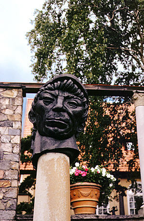 Sculpted bust by Carl Milles in Millesgården, Stockholm. Sweden.