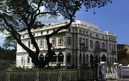Prime Minister's complex, White Hall, in Port of Spain. Trinidad and Tobago.