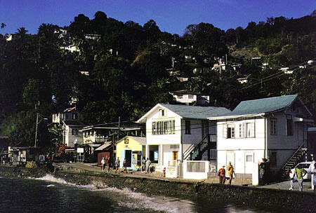 Village of Charlotteville. Trinidad and Tobago.