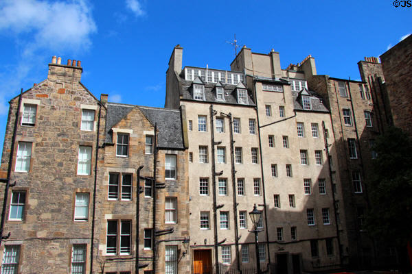 Heritage buildings on Lady Stair's Close. Edinburgh, Scotland.