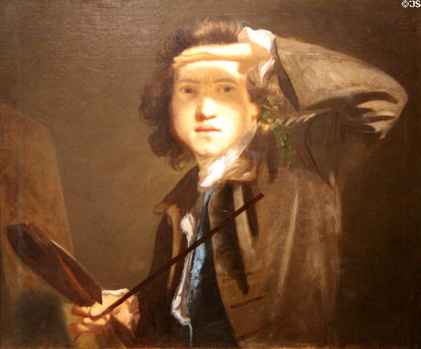 Self-portrait (1747-9) by Sir Joshua Reynolds at National Portrait Gallery of Scotland. Edinburgh, Scotland.