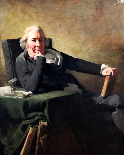Robert Cunningham Graham of Gartmore portrait (1794) by Sir Henry Raeburn at National Portrait Gallery of Scotland. Edinburgh, Scotland.