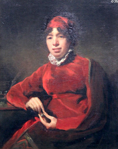 Elizabeth Hamilton portrait (c1812) by Sir Henry Raeburn at National Portrait Gallery of Scotland. Edinburgh, Scotland.