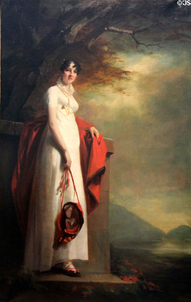 Lady Montgomery, née Helen Graham portrait (c1816-20) by Sir Henry Raeburn at National Portrait Gallery of Scotland. Edinburgh, Scotland.