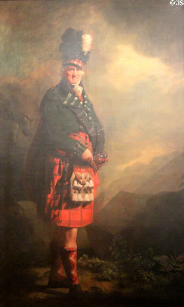 The MacNab painting (1810) by Henry Raeburn at Kelvingrove Art Gallery. Glasgow, Scotland.