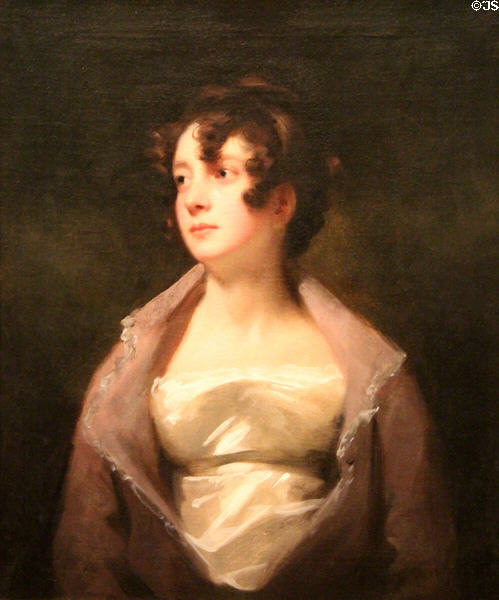 Ann Pattison, Mrs. William Urquhart painting (1814-15) by Henry Raeburn at Kelvingrove Art Gallery. Glasgow, Scotland.