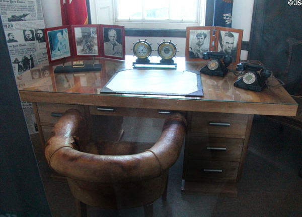 General Dwight D. Eisenhower desk where he was given top floor of Culzean Castle as gratitude for his WWII service. Maybole, Scotland.