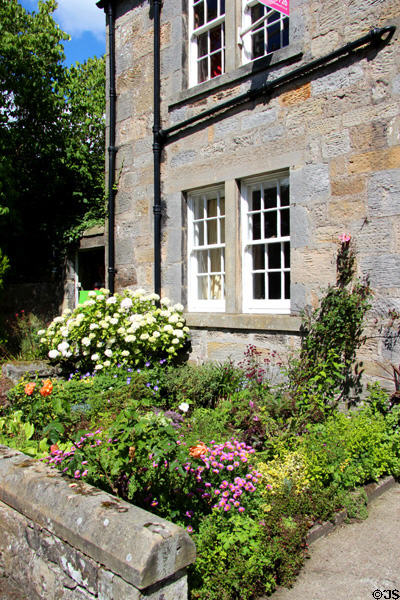 House (1824) & garden near Culross Abbey Church. Culross, Scotland.