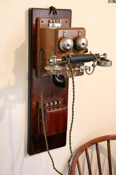Telephone receiver at Hill of Tarvit Mansion. Cupar, Scotland.