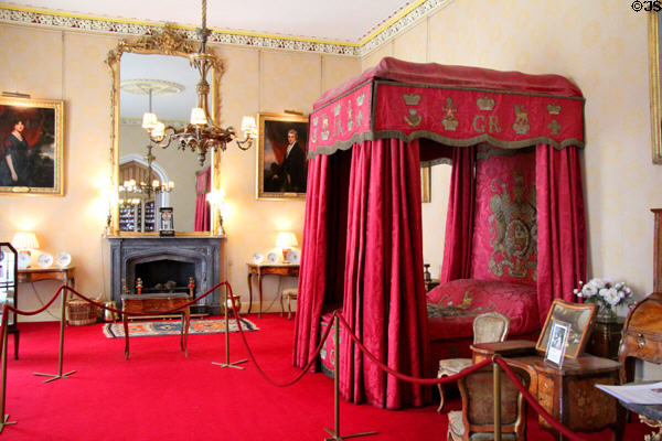 Ambassador's room at Scone Palace. Perth, Scotland.