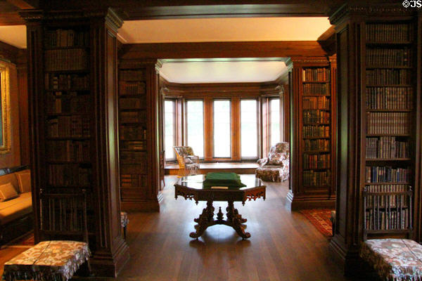 Library (1846) at Brodie Castle. Brodie, Scotland.