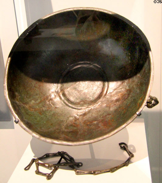 Bronze basin (12thC) from Armagh at Ulster Museum. Belfast, Northern Ireland.