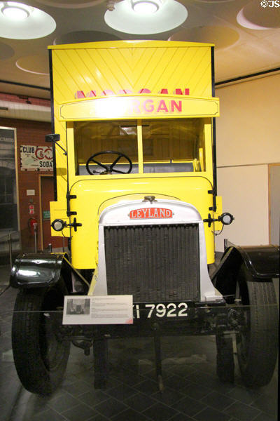 Removal Lorry (moving truck) (1927) by Leyland at Ulster Transport Museum. Belfast, Northern Ireland.