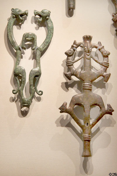 Luristan metal idol standards (9th-8thC BCE) at British Museum. London, United Kingdom.