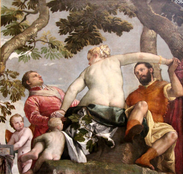 Unfaithfulness painting (c1575) by Paolo Veronese at National Gallery. London, United Kingdom.