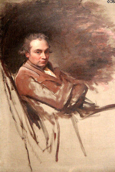 George Romney self portrait (1784) at National Portrait Gallery. London, United Kingdom.