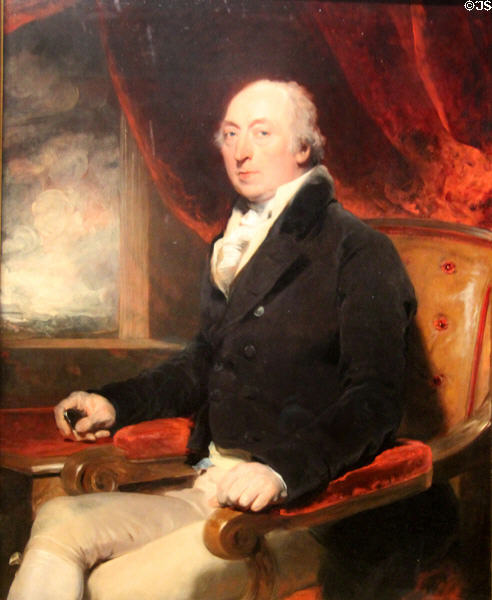 Philip Sansom portrait (c1805-10) by Thomas Lawrence at Tate Britain. London, United Kingdom.