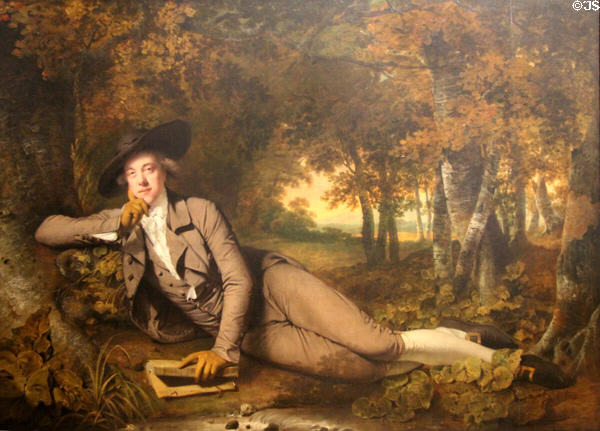 Sir Brooke Boothby portrait (1781) by Joseph Wright of Derby at Tate Britain. London, United Kingdom.