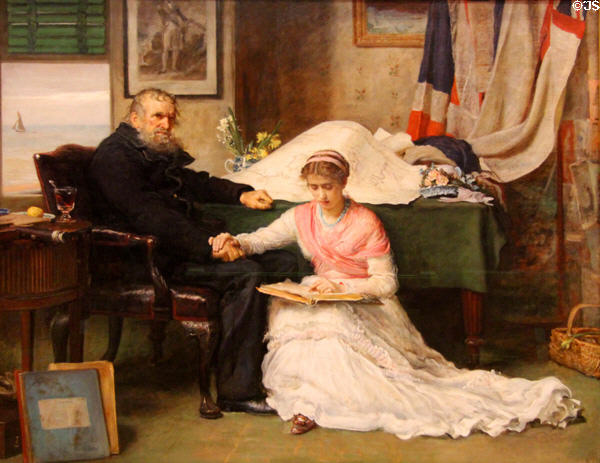 North-West Passage painting (1874) by John Everett Millais at Tate Britain. London, United Kingdom.