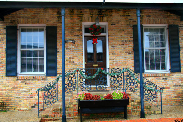 Heritage brick house with modest staircase (158 Church St.). Mobile, AL.