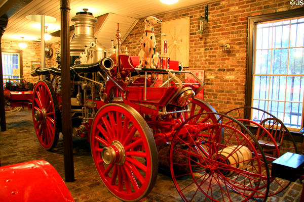 Steam water pumper fire engine (c1898) at Phoenix Fire Museum. Mobile, AL.